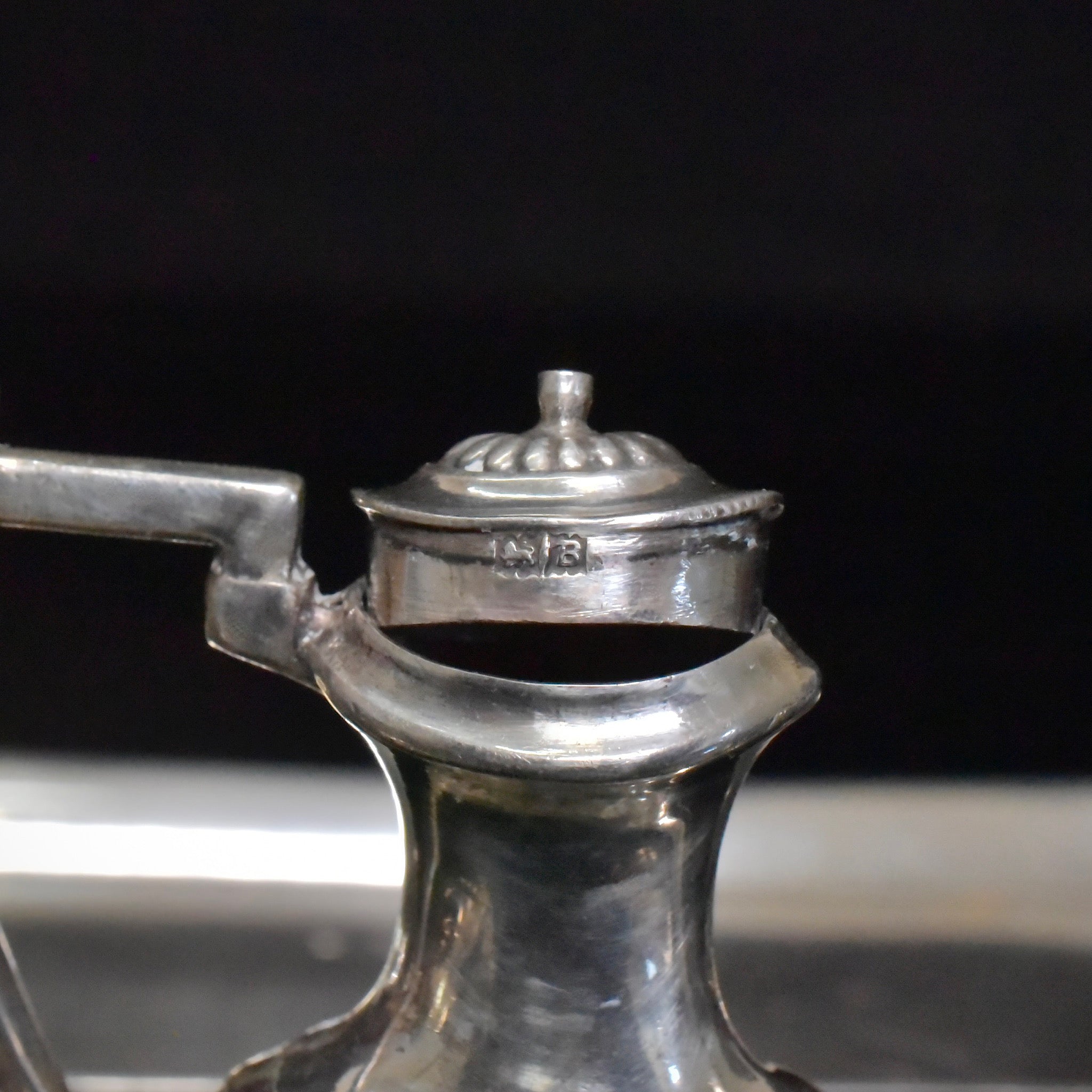 Vintage Sterling Silver Coffee / Tea Set And Tray - John Rose - Birmingham 1951