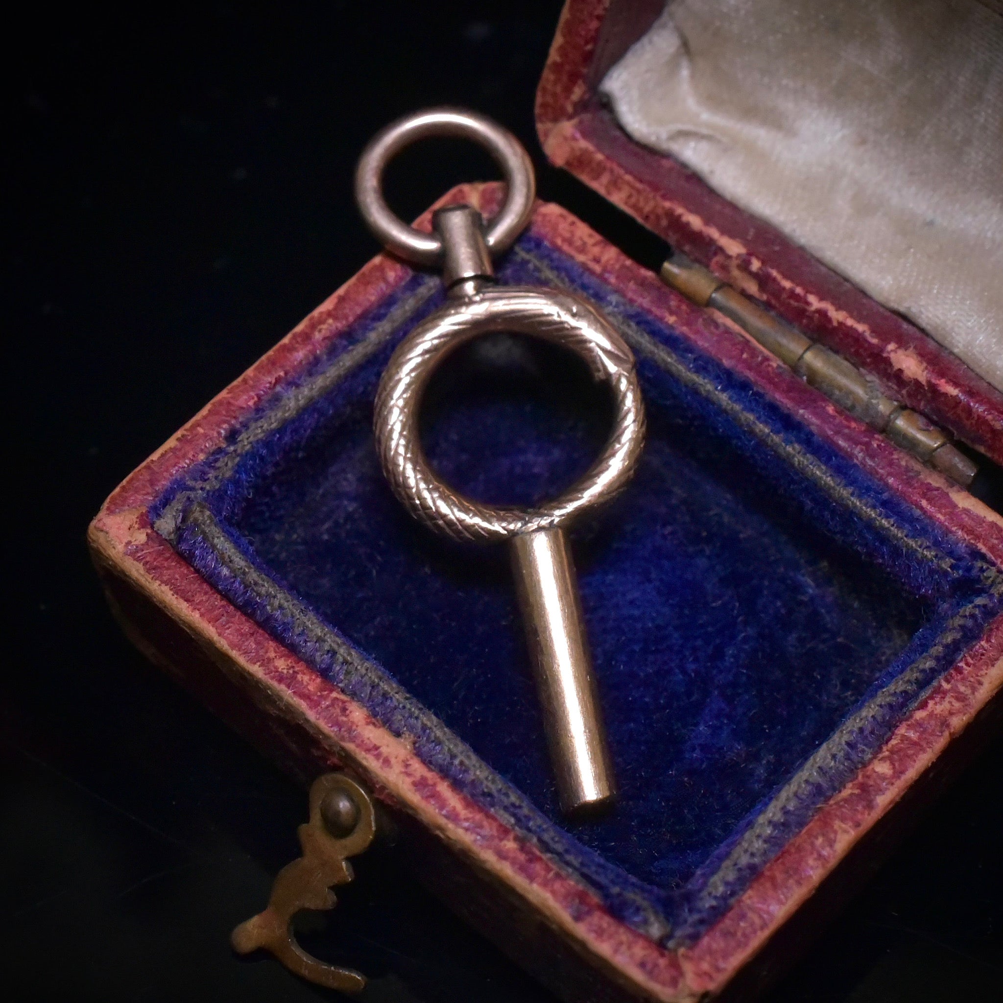 Antique Georgian 9ct Rose Gold Swivel ‘Ouroboros’ Serpent Watch Key Winder - Circa 1820’s