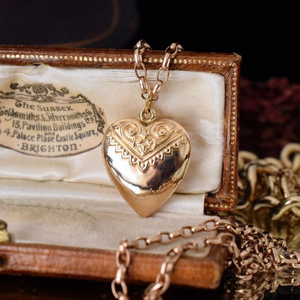 Vintage Australian 9ct Gold ‘Puffy Heart’ By George Rodd - APEX circa 1940