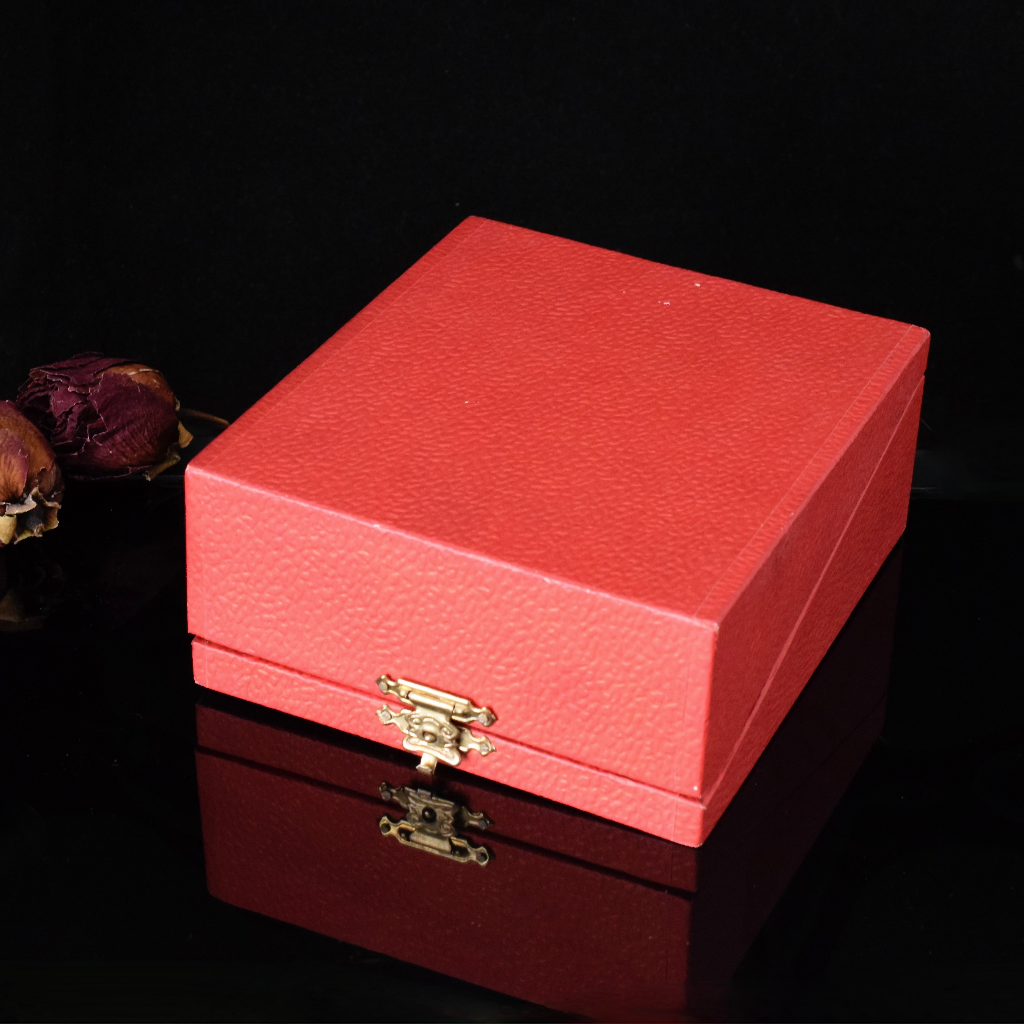 Antique Victorian/Edwardian Cornucopia Scent Bottle With Original Box Circa 1900