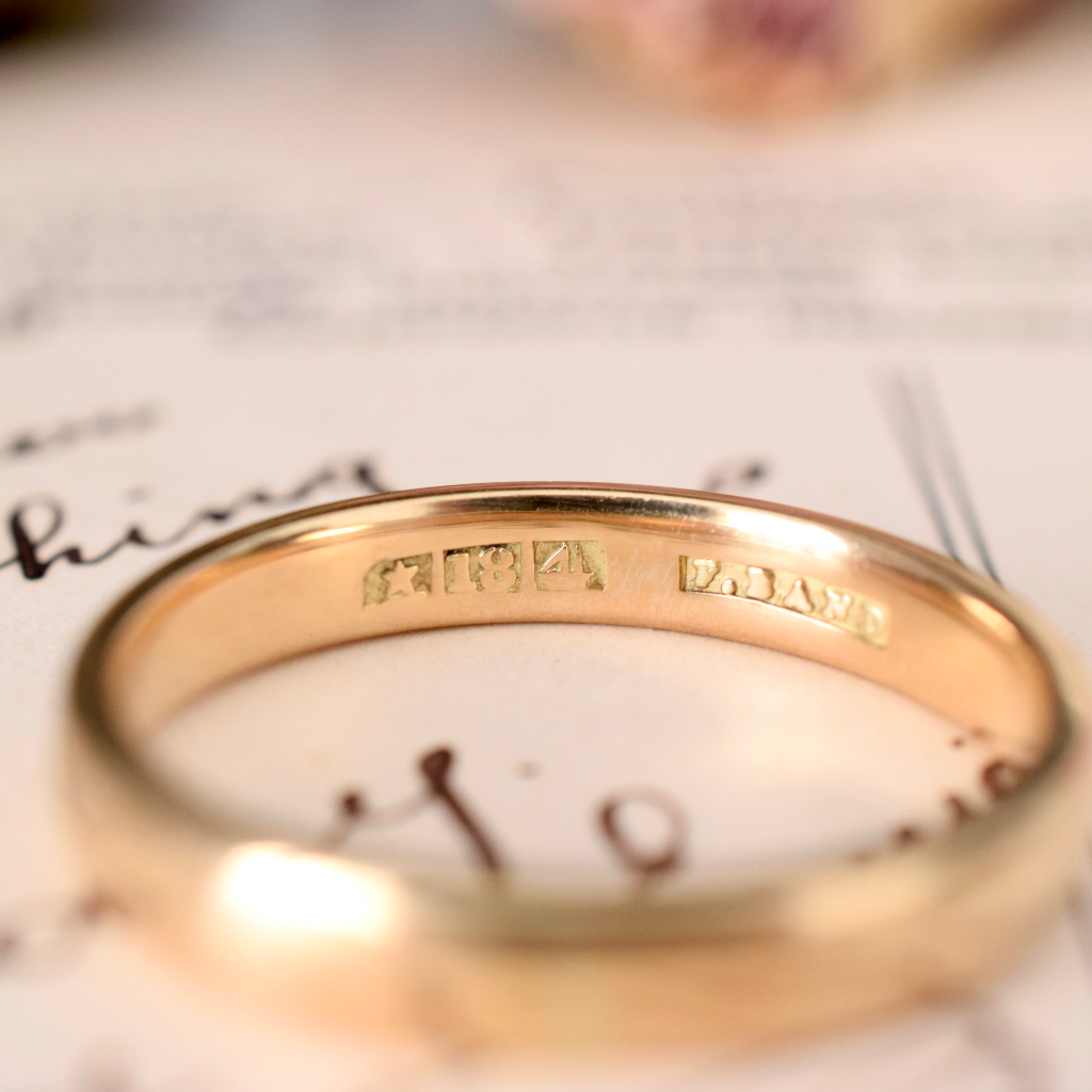 Antique Australian 18ct Yellow Gold Ring By Larard Bros Circa 1900