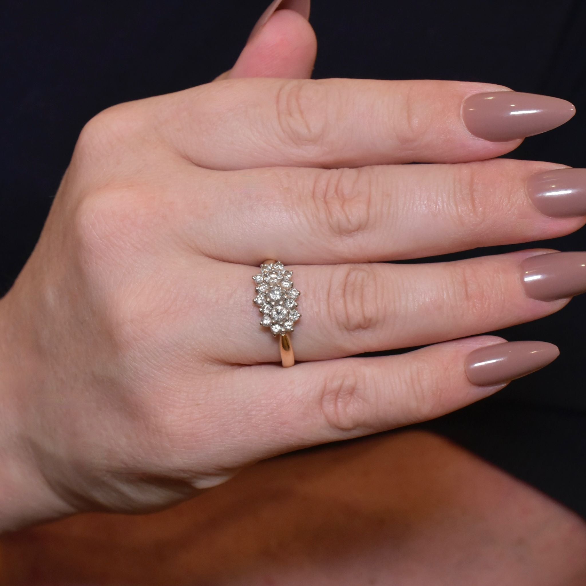 Superb 18ct Yellow Gold And Diamond Ring - Birmingham 1993