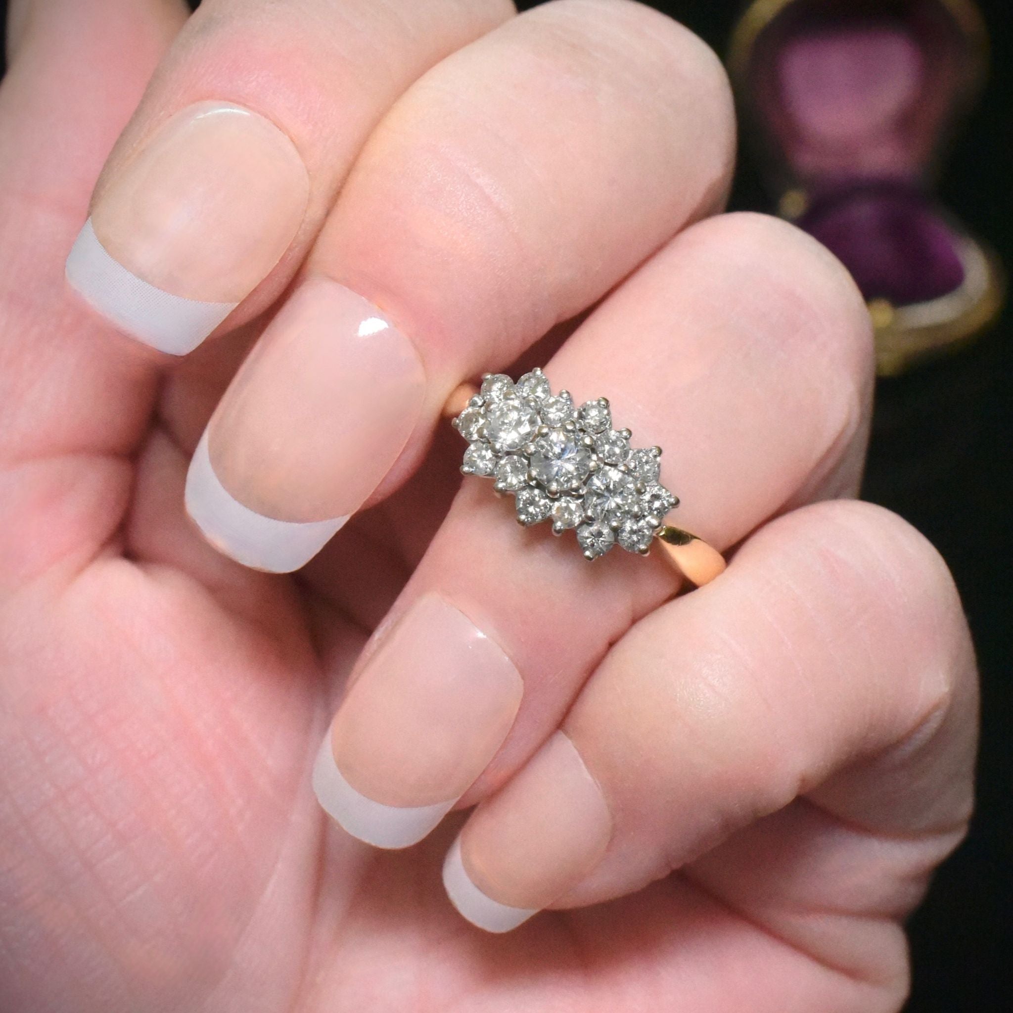 Superb 18ct Yellow Gold And Diamond Ring - Birmingham 1993