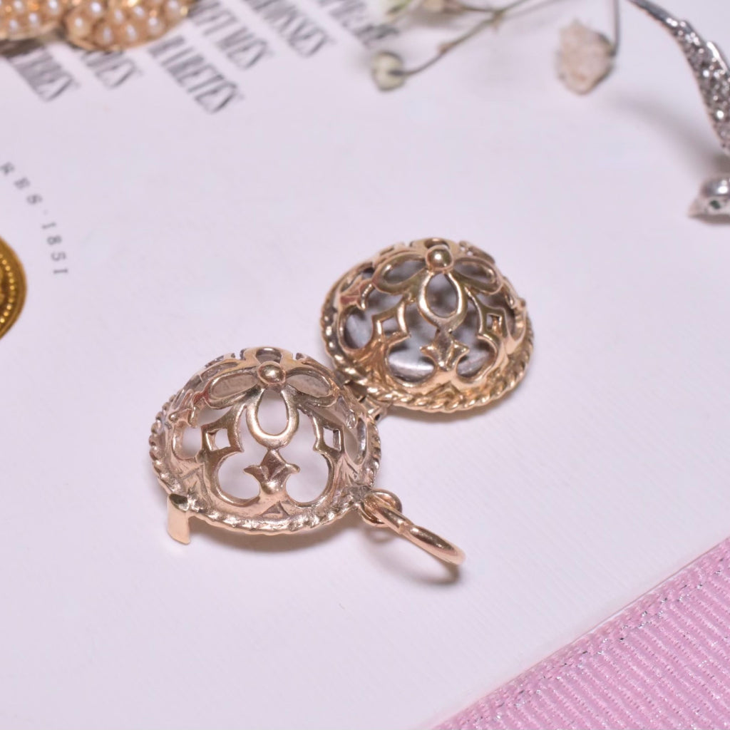 Vintage 9ct Yellow Gold ‘Opening’ Compass Pendant - Birmingham 1964