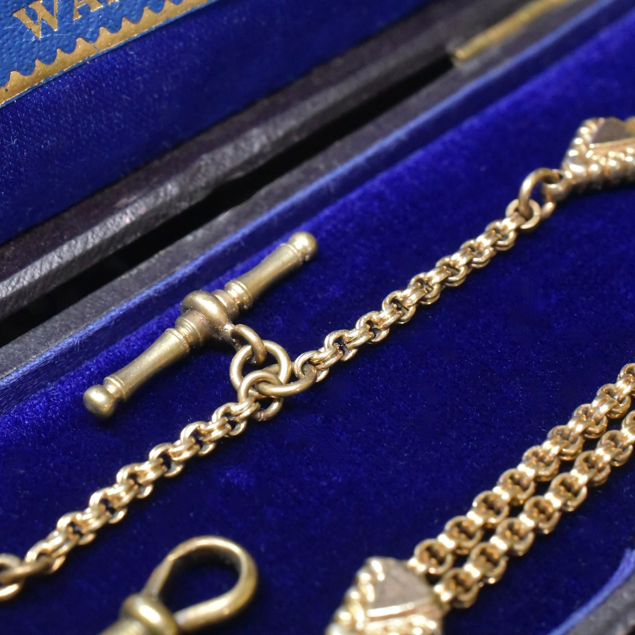 Antique Victorian-Early Edwardian *Rolled Gold* Albertina Bracelet