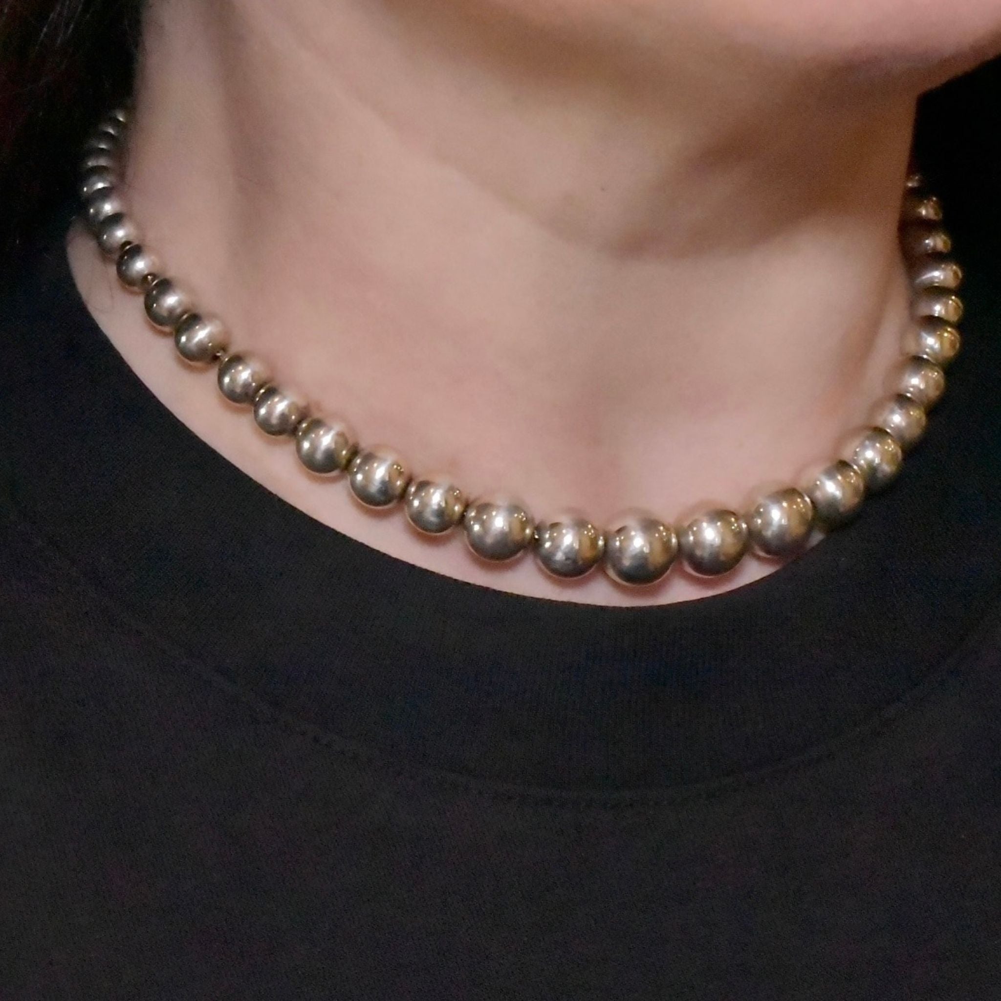 Stunning Tiffany & Co. Sterling Silver ‘Hardware Ball’ Necklace