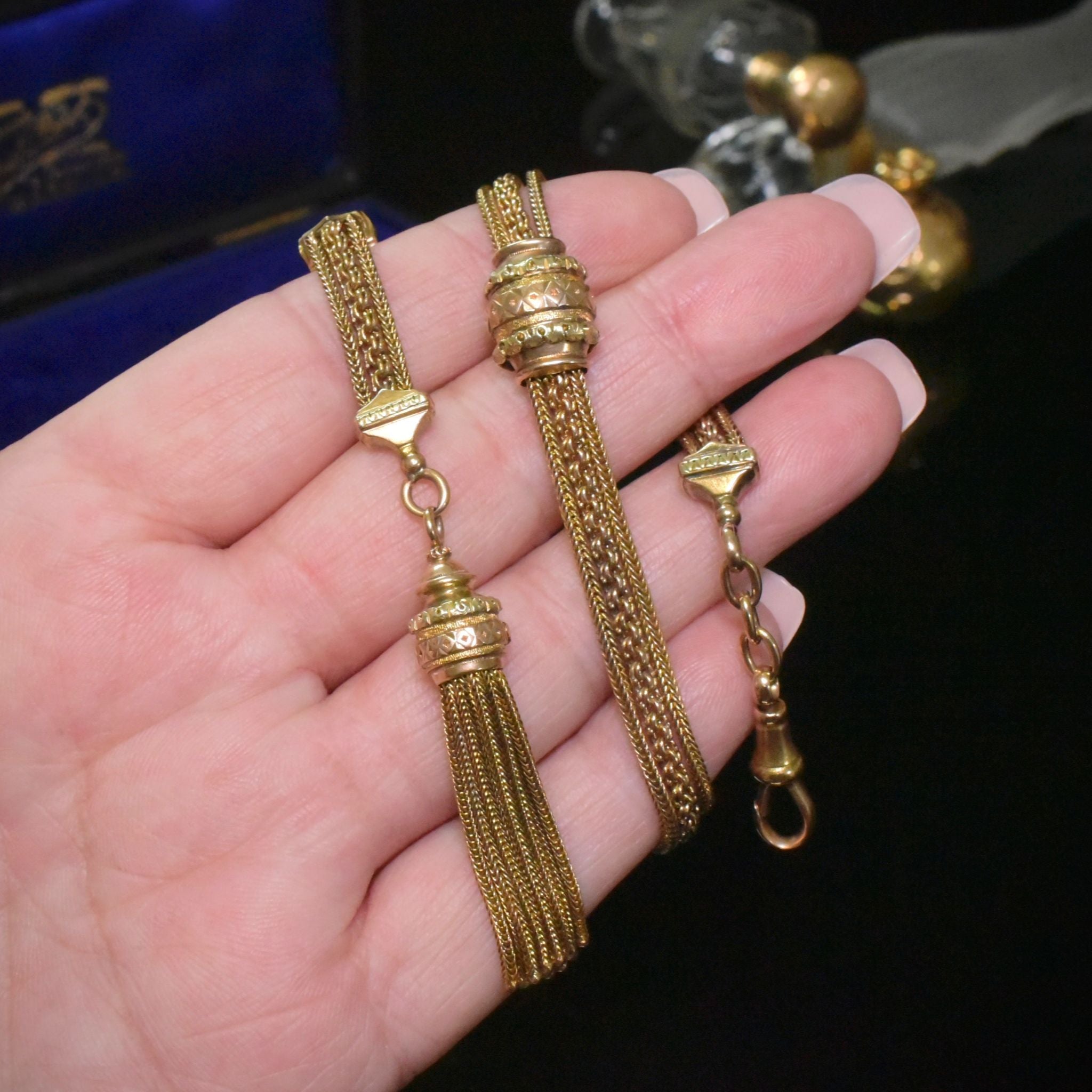 Fabulous Antique Victorian 15ct Bi-Colour Albertina