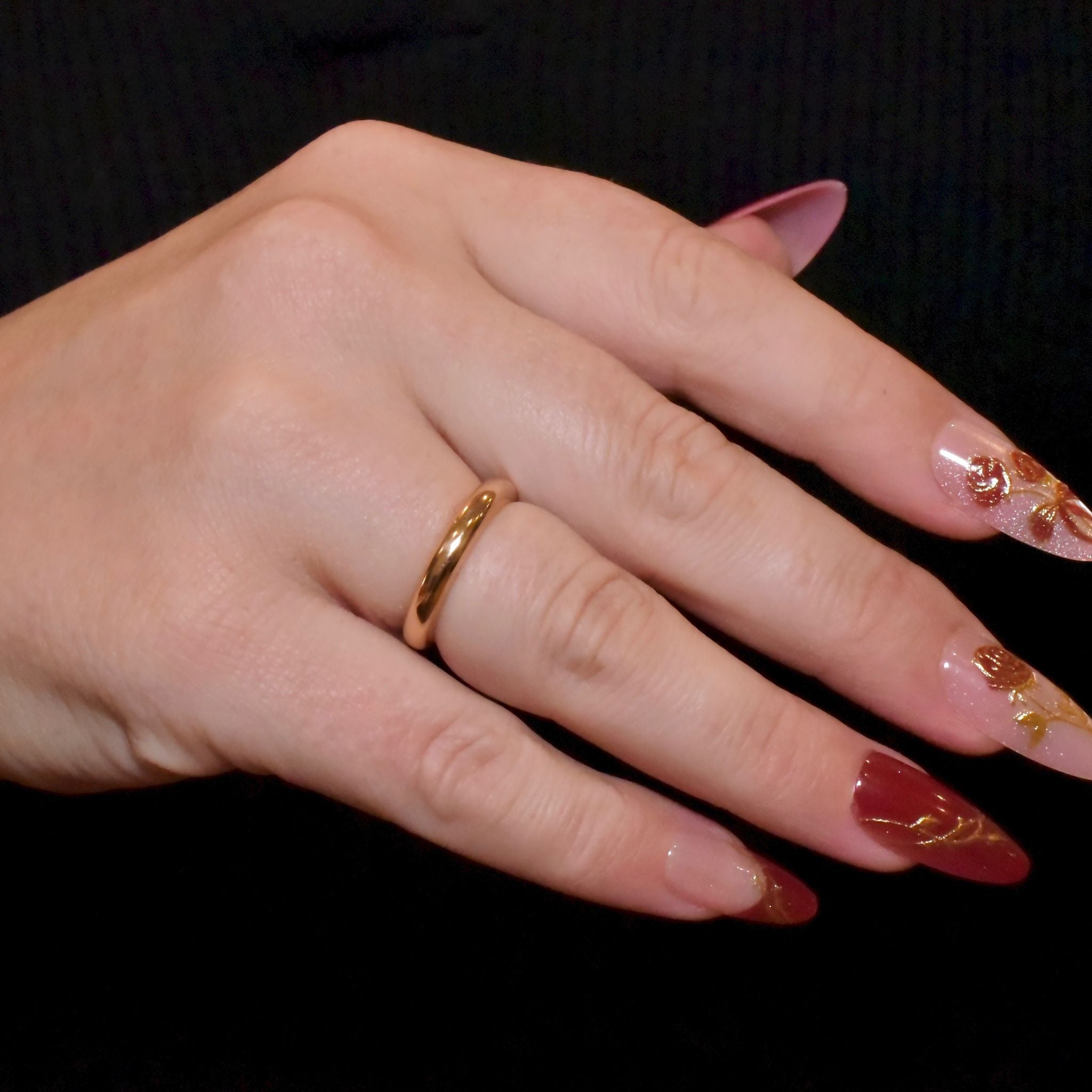 Superb Antique Australian 15ct Yellow Gold ‘Tube’ Ring By Larard Bros, Melbourne, Circa 1910-1920