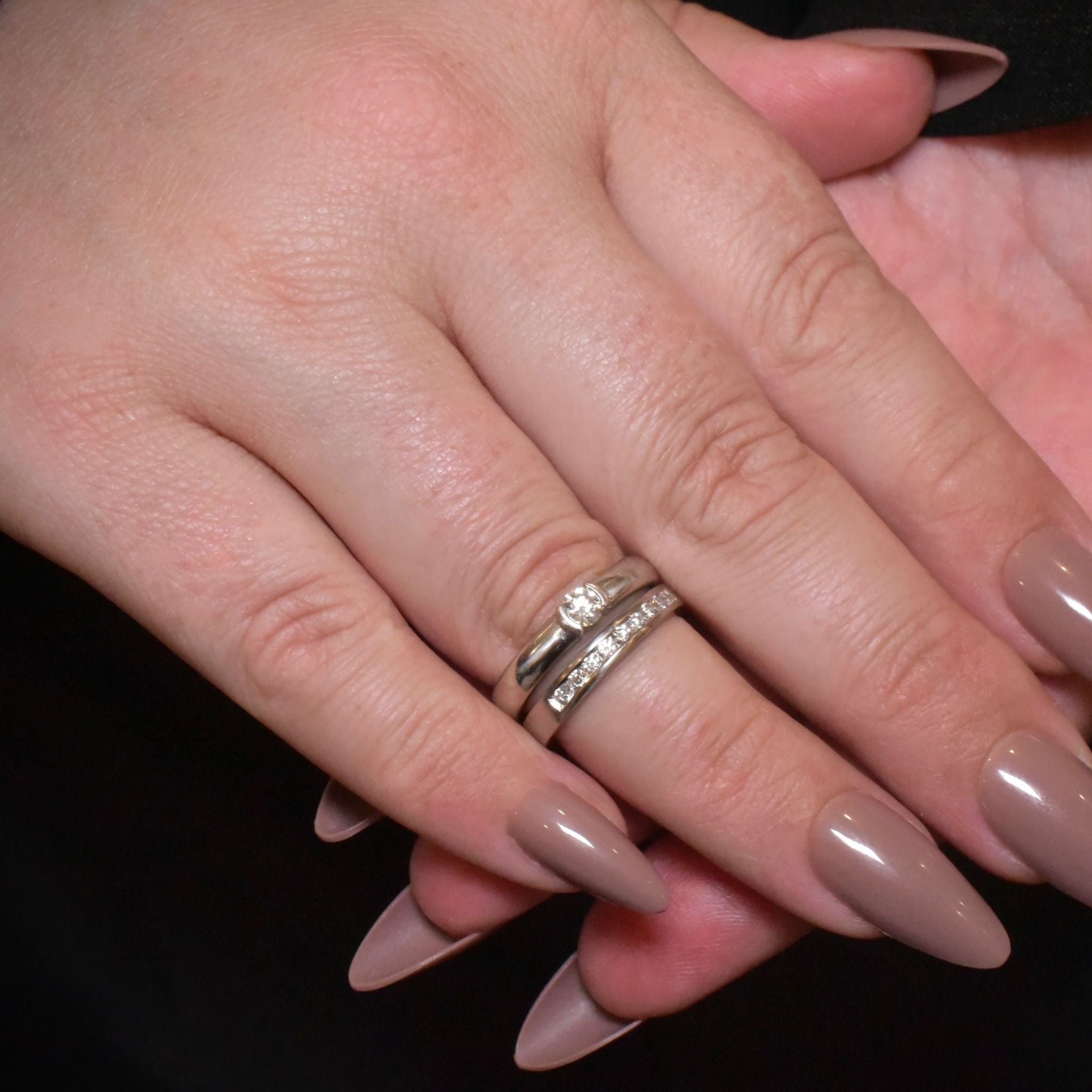 Contemporary Tiffany & Co. Platinum Etoile Solitaire Diamond Ring