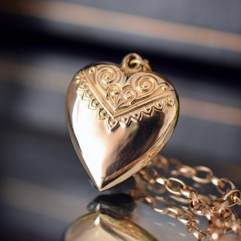 Vintage Australian 9ct Gold ‘Puffy Heart’ By George Rodd - APEX circa 1940