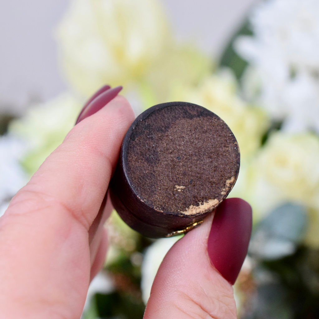 Antique Victorian Brown Leather Ring, “Kendal & Dent”
