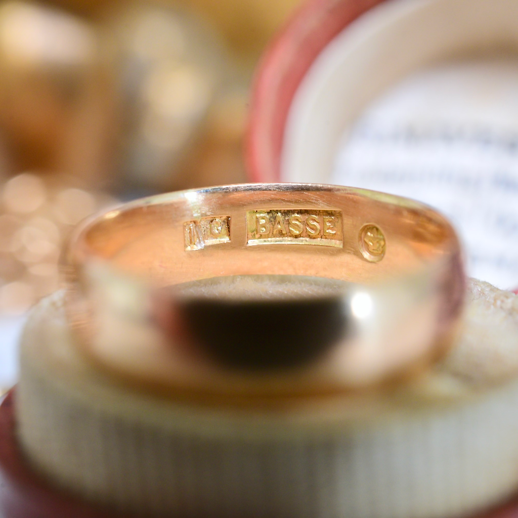 Antique Australian 18ct Rose Gold Ring By ‘Frederick Bassé’ Adelaide 1881-1923
