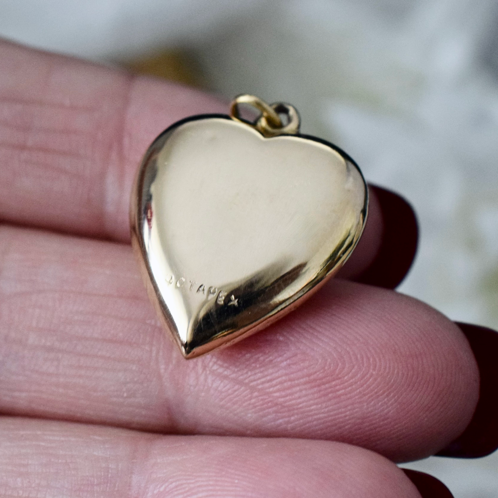Vintage Australian 9ct Gold ‘Puffy Heart’ By George Rodd - APEX circa 1940