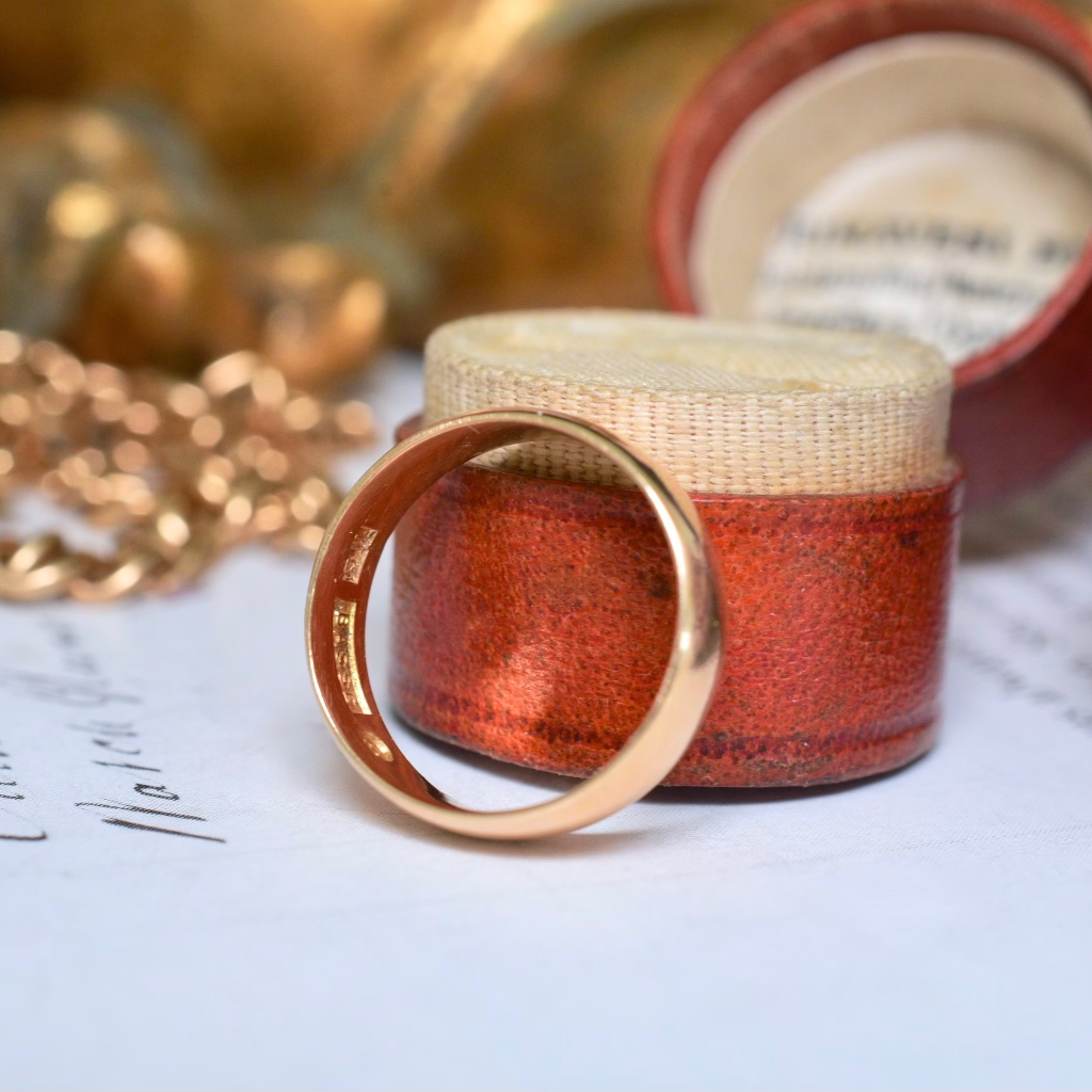 Antique Australian 18ct Rose Gold Ring By ‘Frederick Bassé’ Adelaide 1881-1923