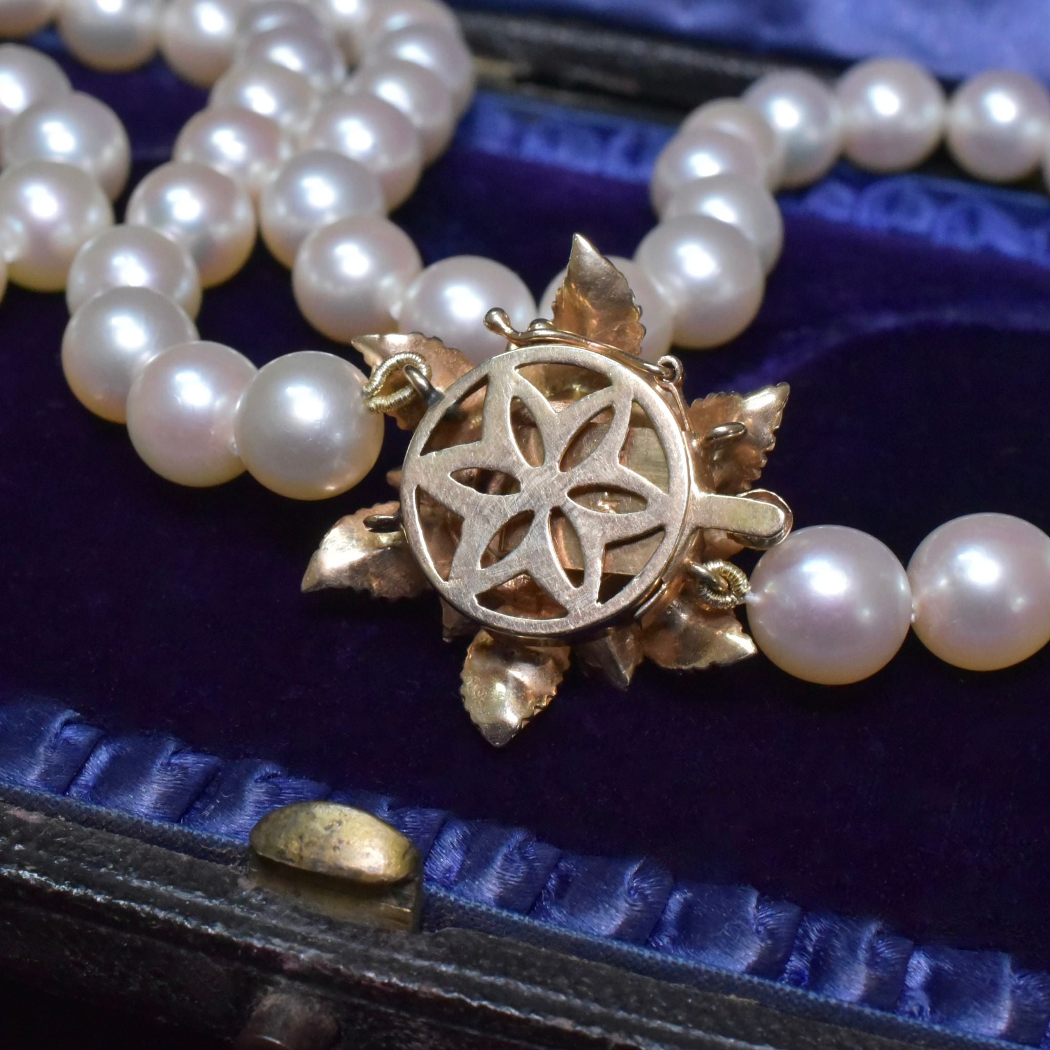 Superb Modern 14ct Yellow Gold, Ruby And Akoya Pearl ‘Matinee’ Necklace