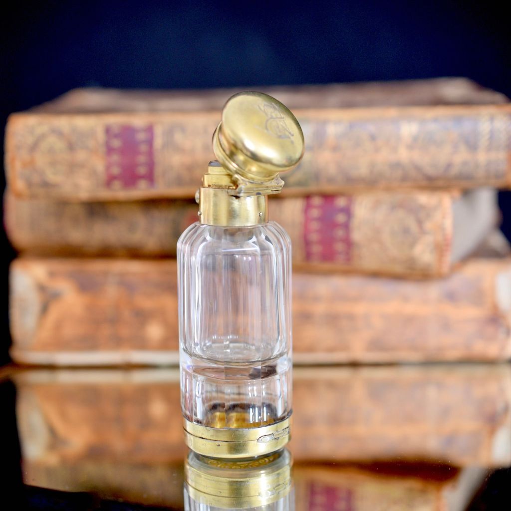 Antique Victorian Combination Scent / Vinaigrette Bottle Circa 1850-60’s