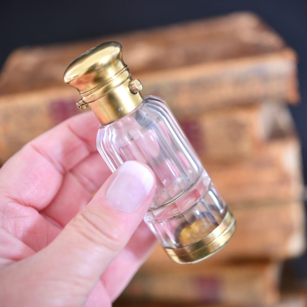 Antique Victorian Combination Scent / Vinaigrette Bottle Circa 1850-60’s