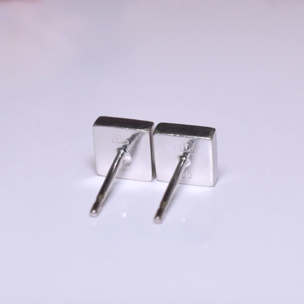 Modern 18ct (And 14ct) White Gold Diamond Earrings By Jan Logan
