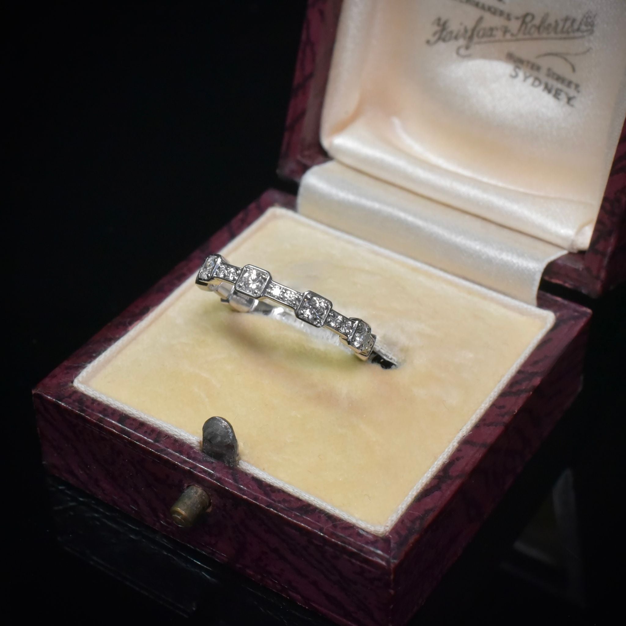 Stunning 18ct White Gold And Diamond Full Hoop Ring 0.56ct By Paul Bram RRP $3,600