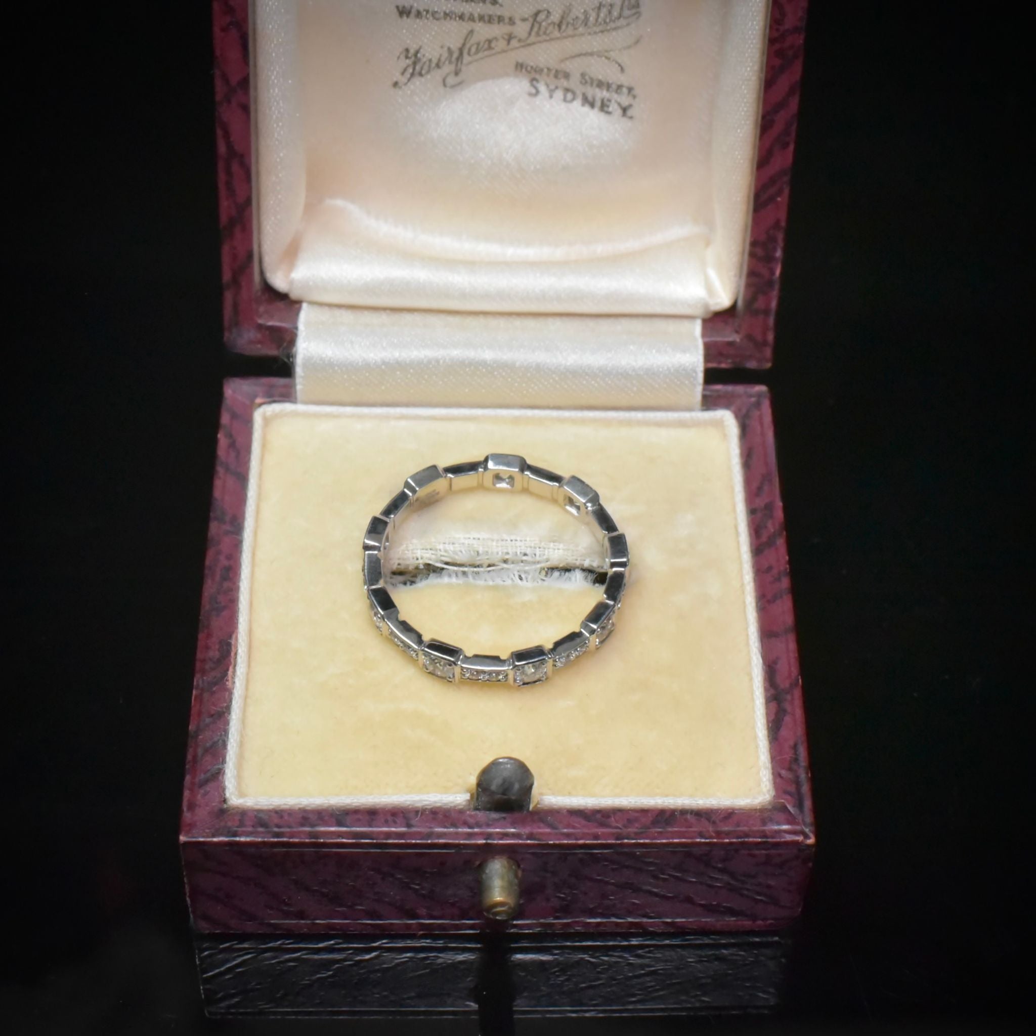 Stunning 18ct White Gold And Diamond Full Hoop Ring 0.56ct By Paul Bram RRP $3,600