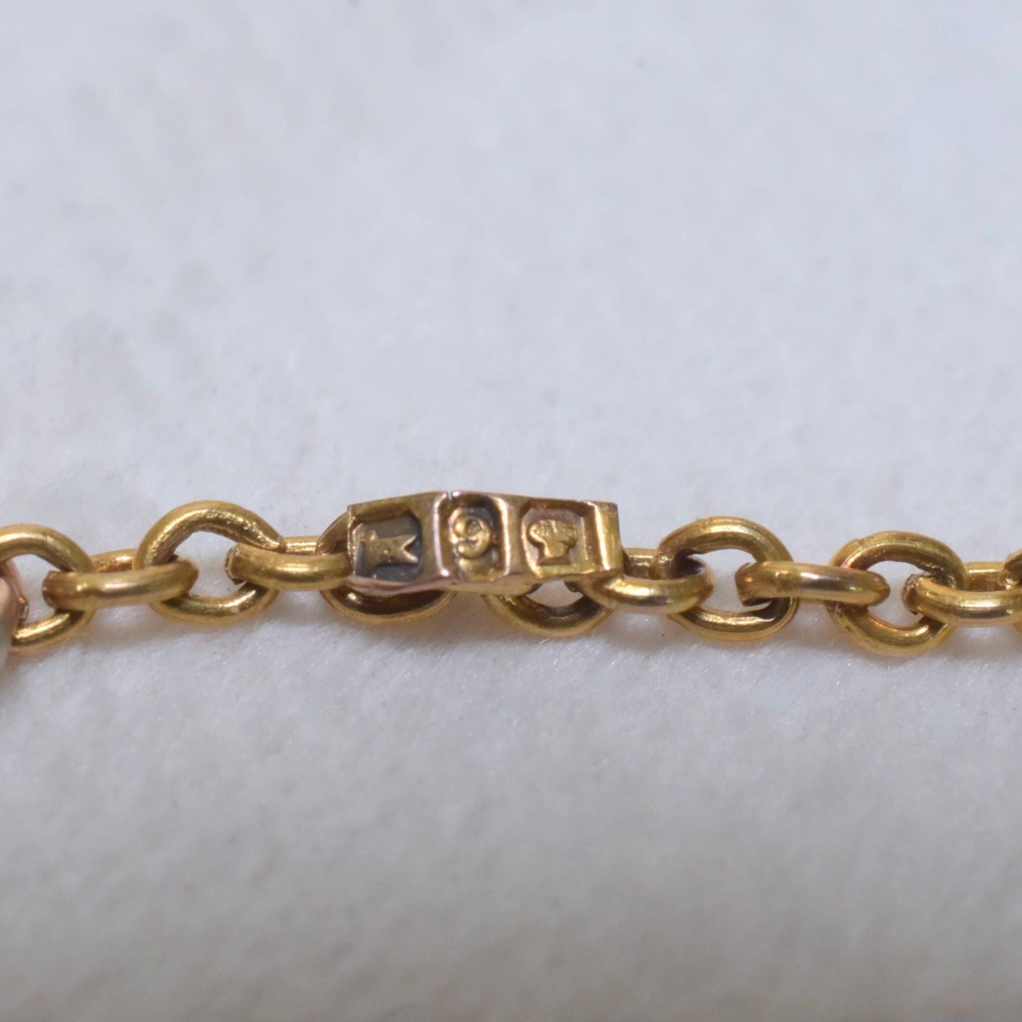 Superb Antique Australian 9ct Rose And Yellow Gold Solid White Opal ‘Jabot’ Pendant Necklace Circa 1900-1915