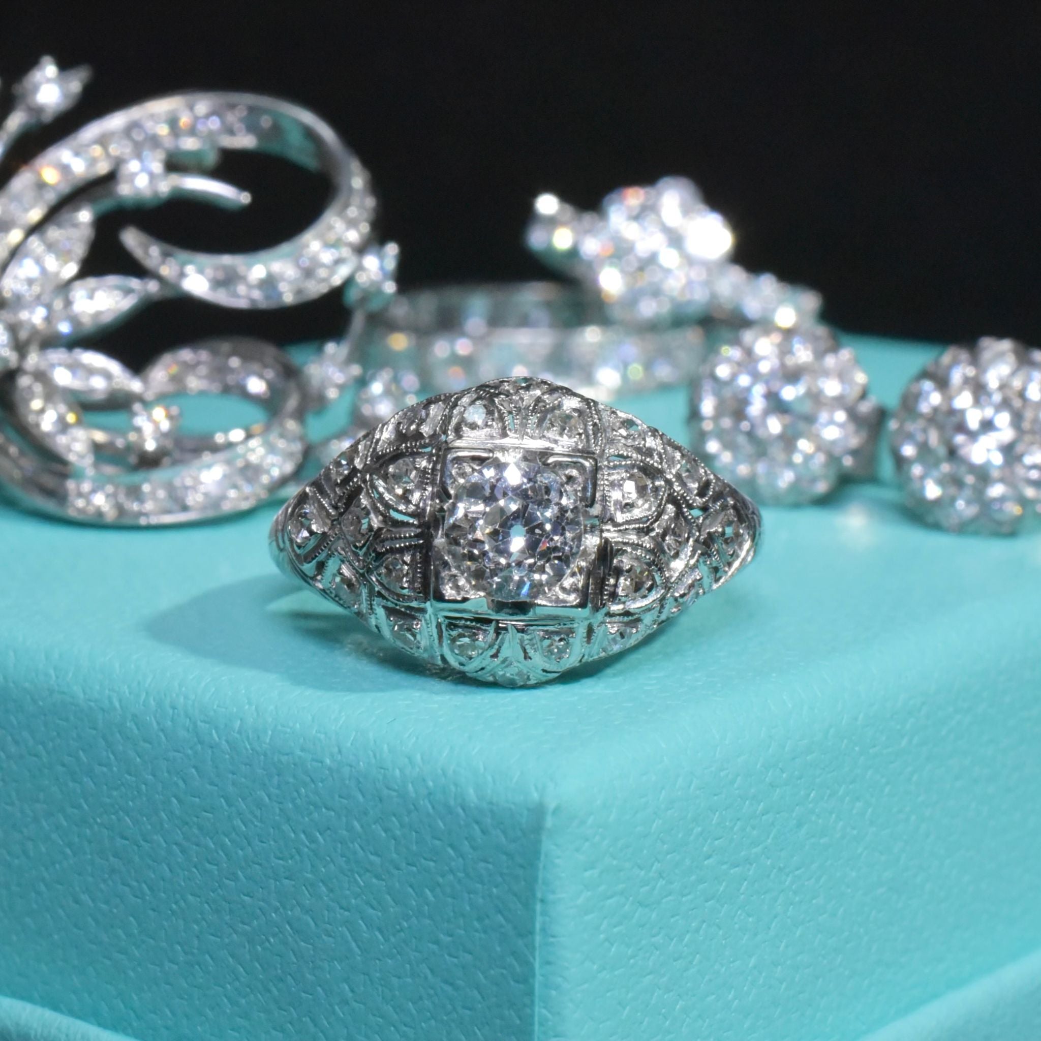 Superb Antique Art Deco Platinum And Diamond Ring 0.92ct - Circa 1920’s Independent Valuation Included In Purchase For $14,400 AUD