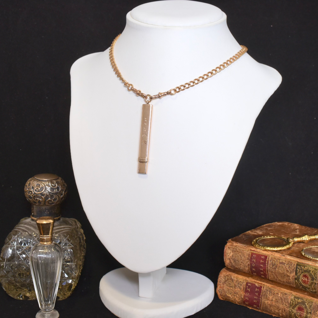 Antique Art Deco 9ct Rose Gold ‘Chester’ Carpenters Pencil - 1915 By William Manton