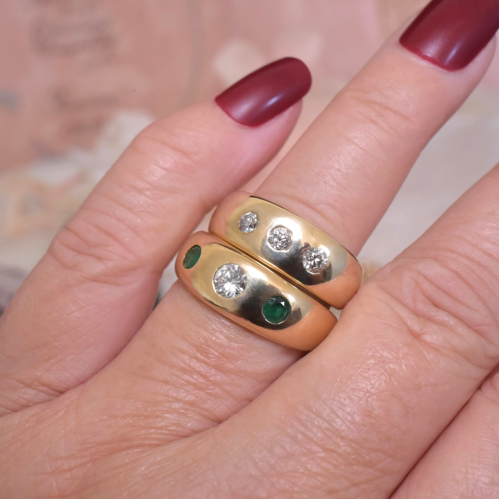 Estate 9ct Yellow Gold & Diamond Ring - Sheffield 1994