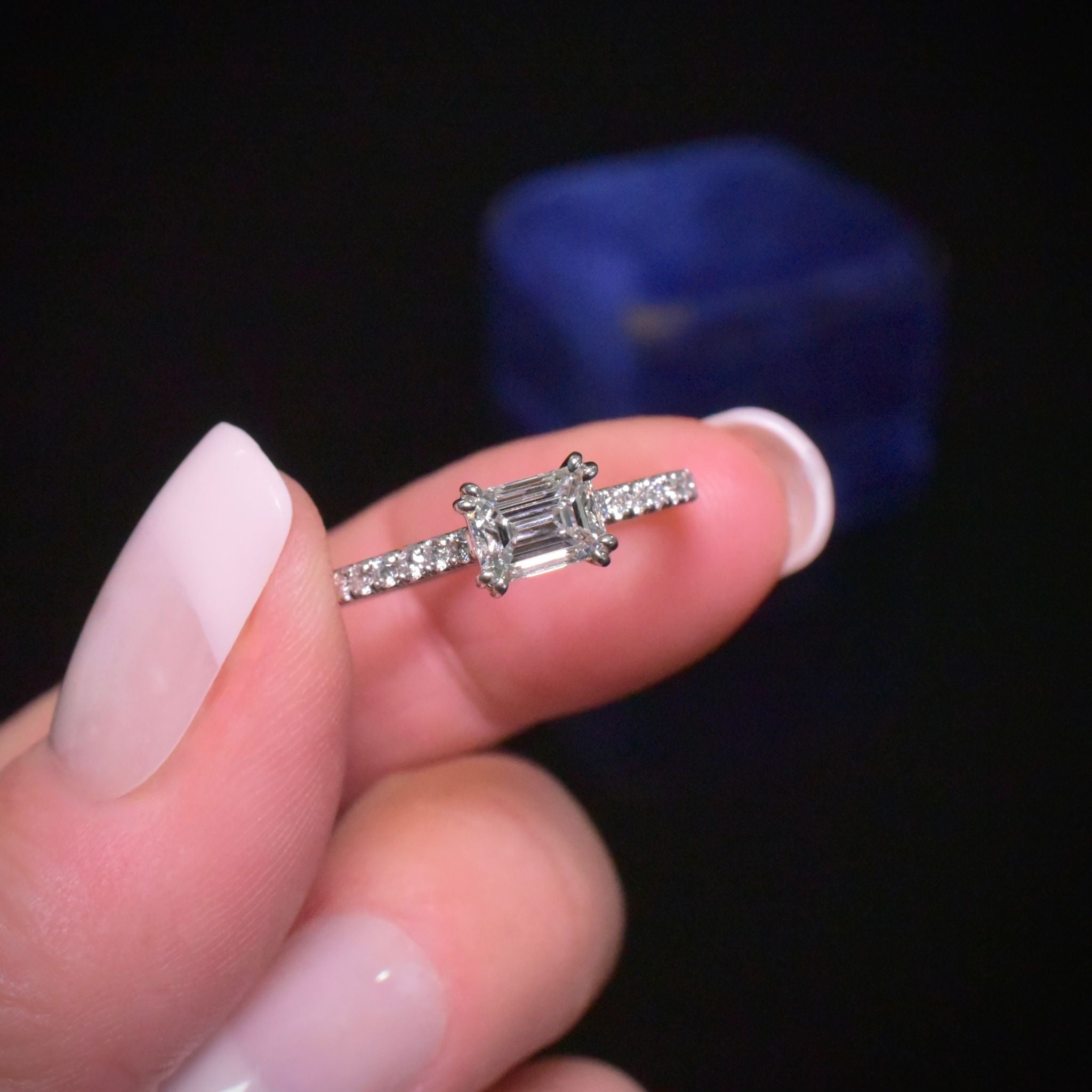 Outstanding Solid Platinum And Diamond 0.80ct ‘D’ Colour Diamond Ring By Paul Bram - Melbourne