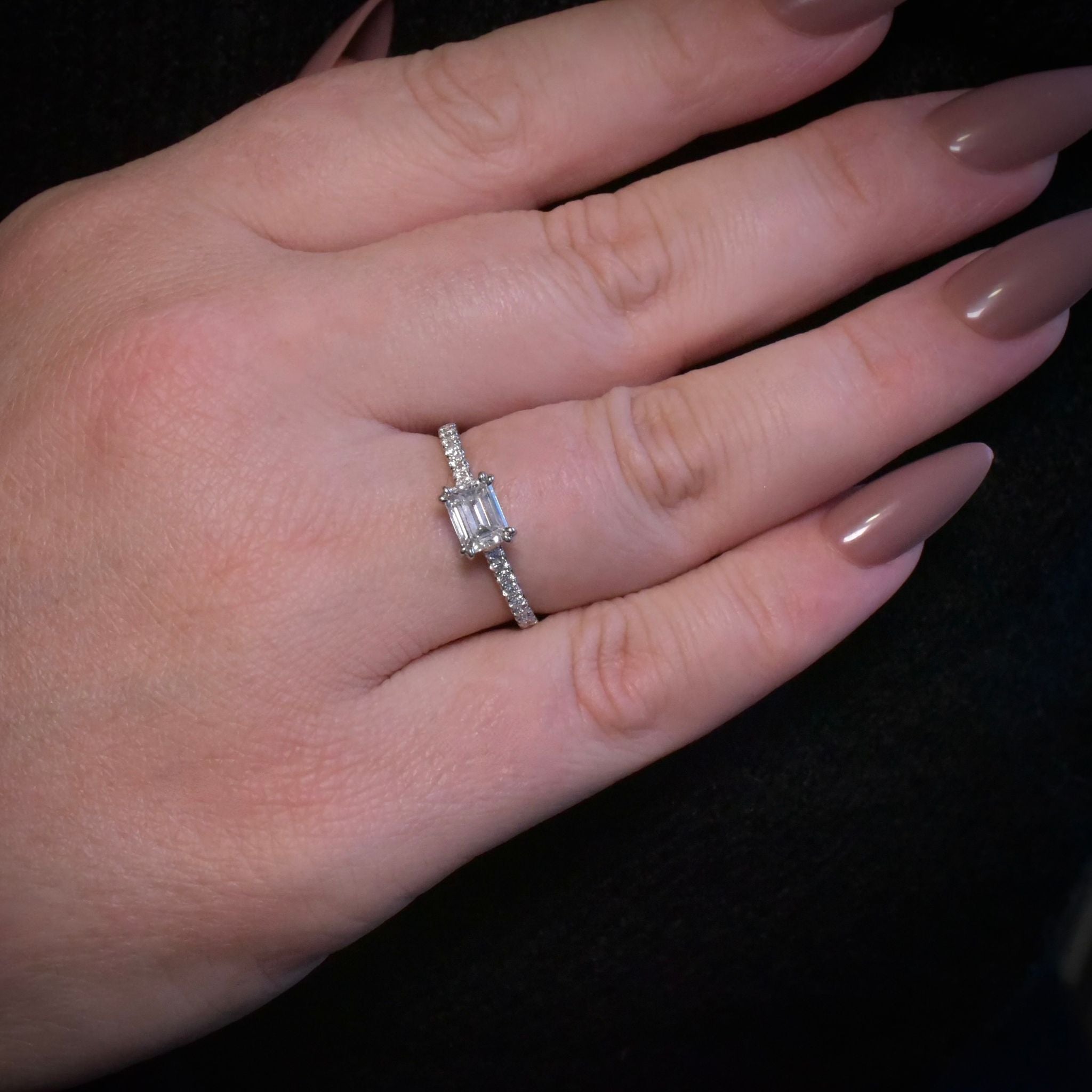 Outstanding Solid Platinum And Diamond 0.80ct ‘D’ Colour Diamond Ring By Paul Bram - Melbourne