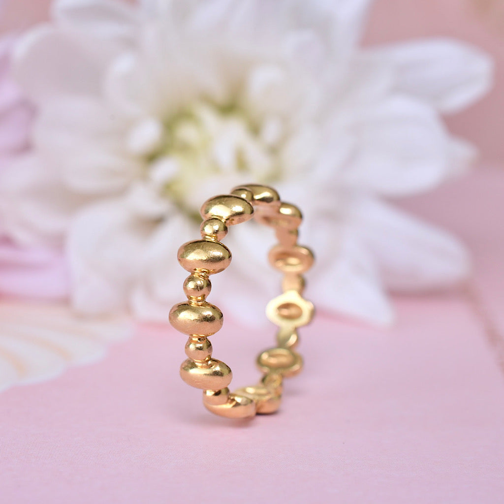 Modern Italian 18ct Yellow Gold Ring