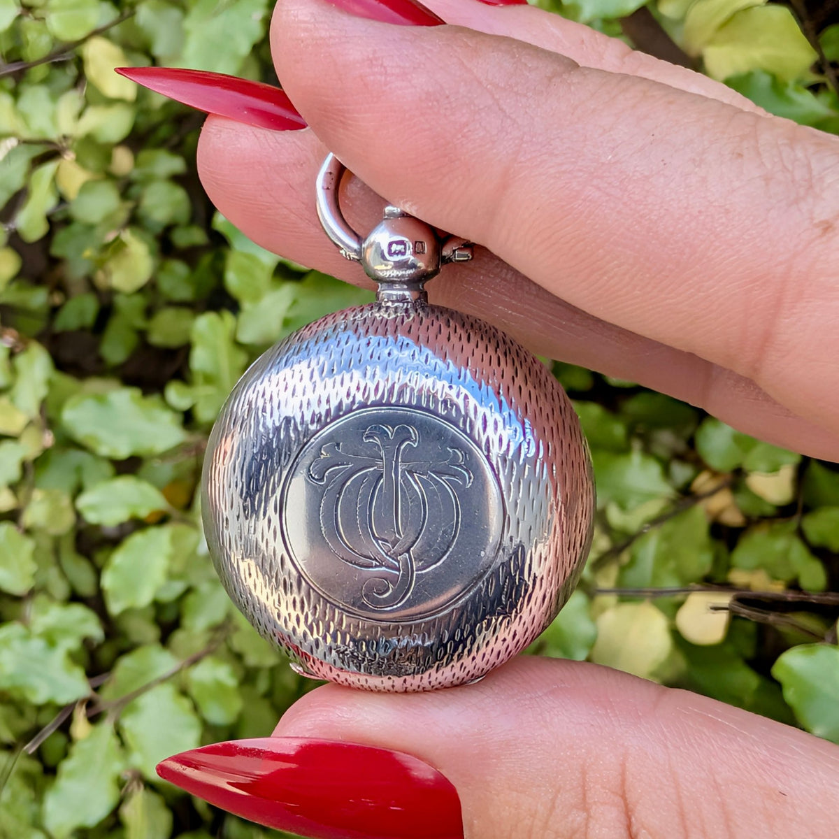Antique Sterling Silver Sovereign Case By Horton & Allday - Birmingham 1900