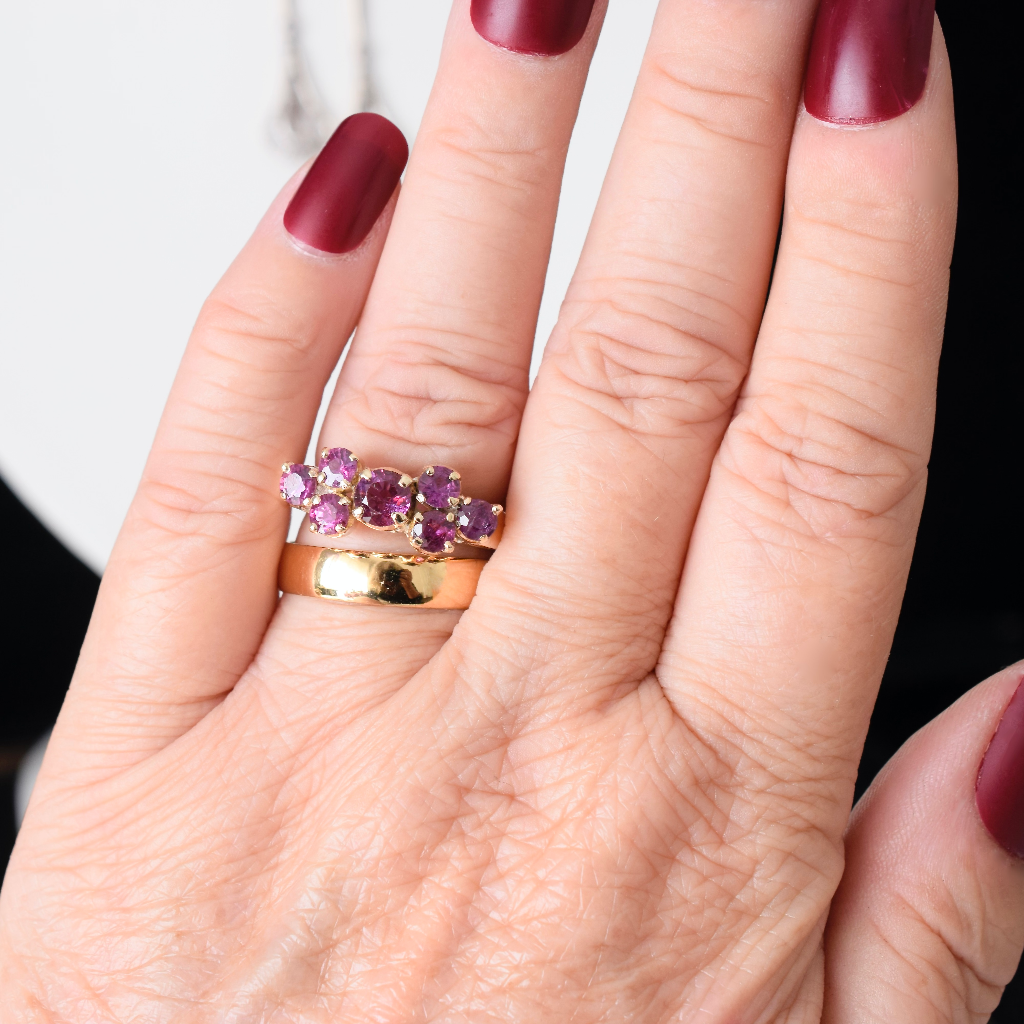 Beautiful Vintage 18ct Yellow Gold Ruby Ring Independent Retail Replacement Valuation Included For $4,230 AUD