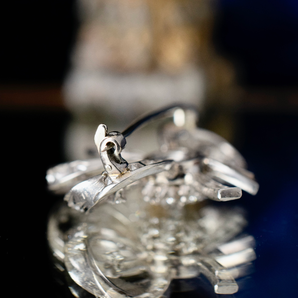 Antique Art Deco Platinum Diamond And Ruby ‘Kookaburra’ Brooch Circa 1925