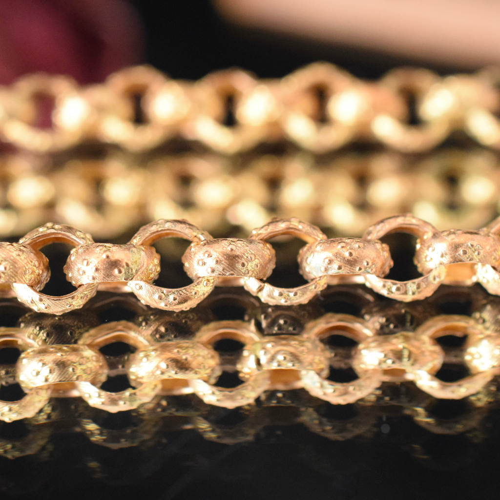 Georgian / Early Victorian Gold Gilt Pinchbeck Chain Circa 1830