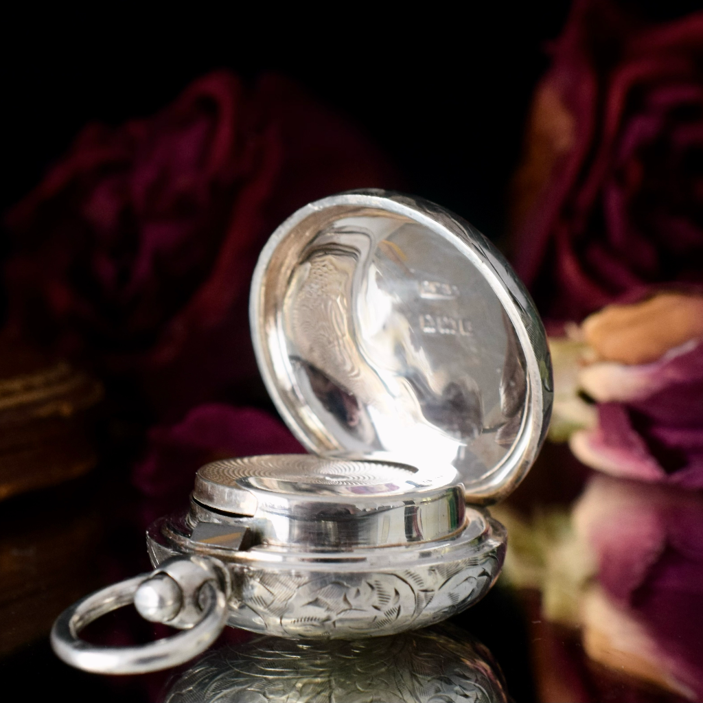 Antique Sterling Silver Sovereign Case By Samuel M Levi - Birmingham 1906