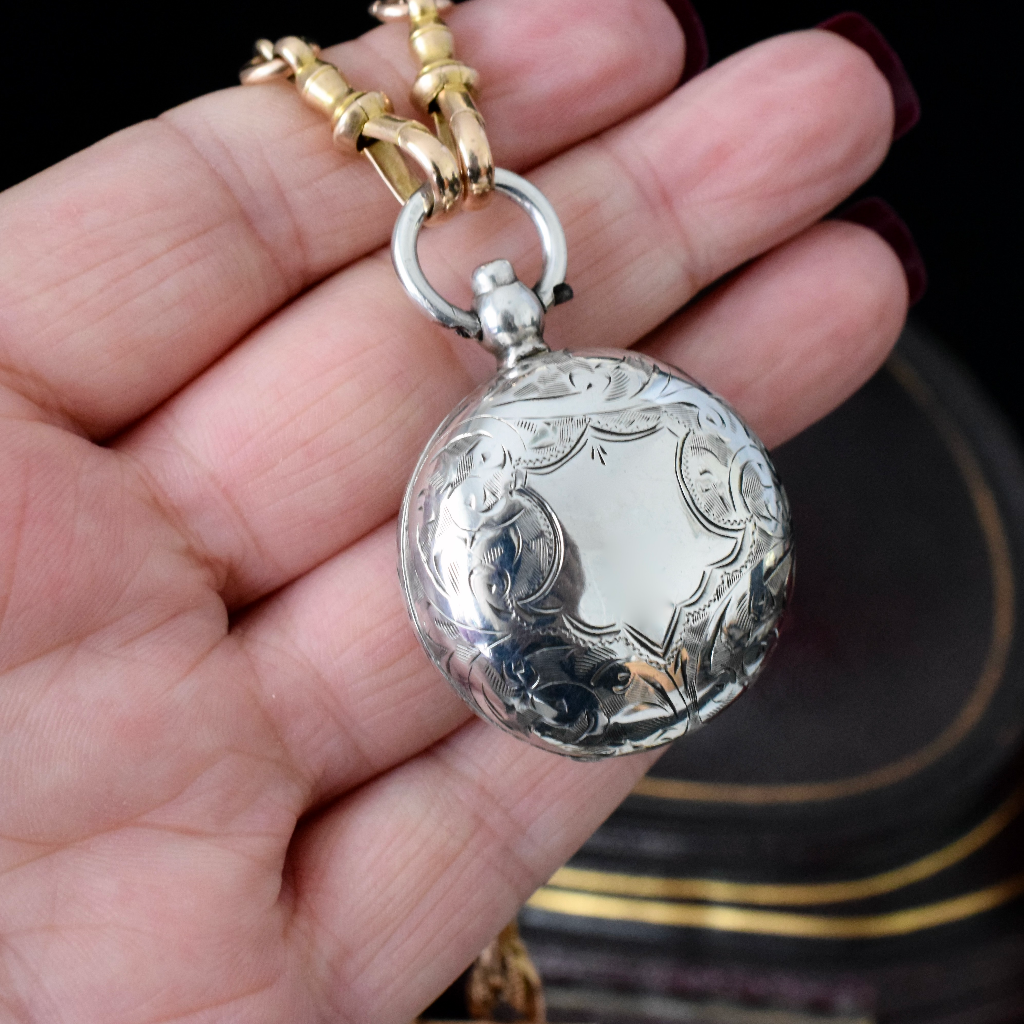 Antique Sterling Silver Sovereign Case By Samuel M Levi - Birmingham 1906