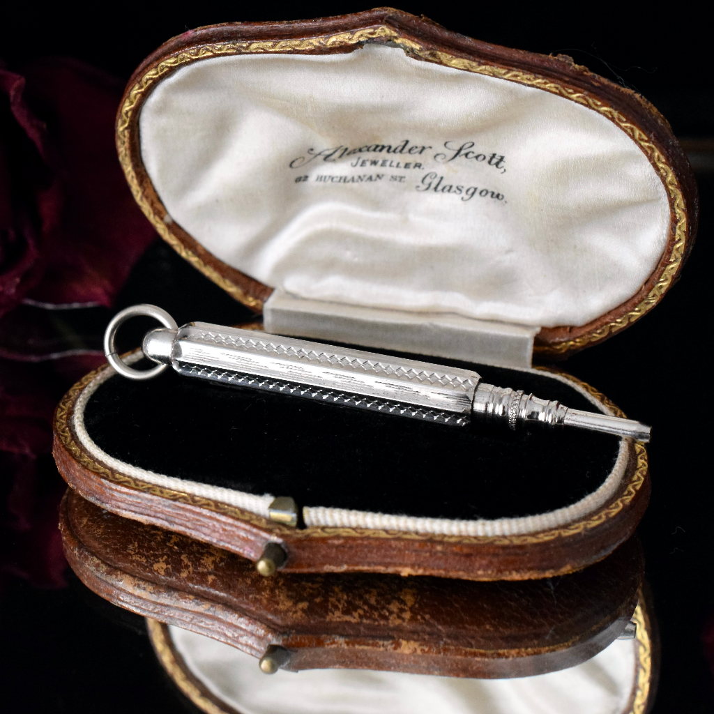 Antique late Victorian Early Edwardian Miniature Propelling Pencil