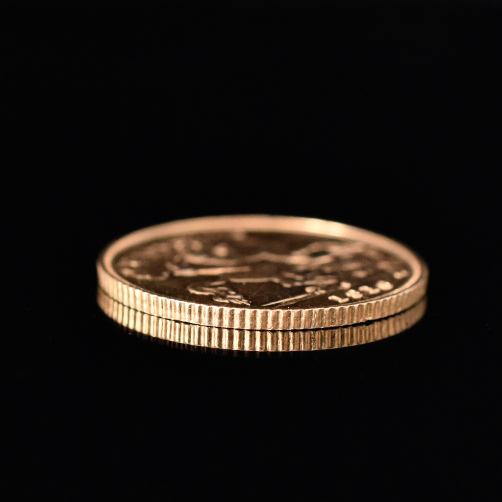 Antique Australian 1916 22ct Gold Half Sovereign - Sydney Mint