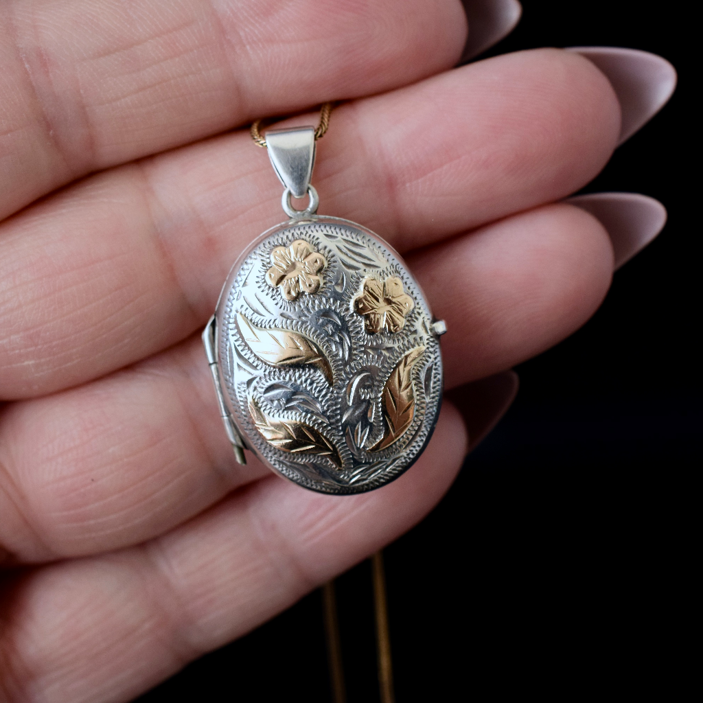 Vintage Australian Sterling Silver ‘Scandia’ Locket