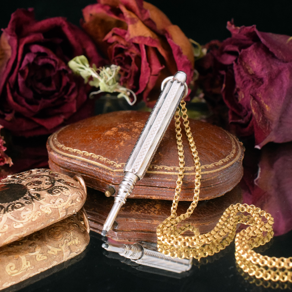 Antique late Victorian Early Edwardian Miniature Propelling Pencil