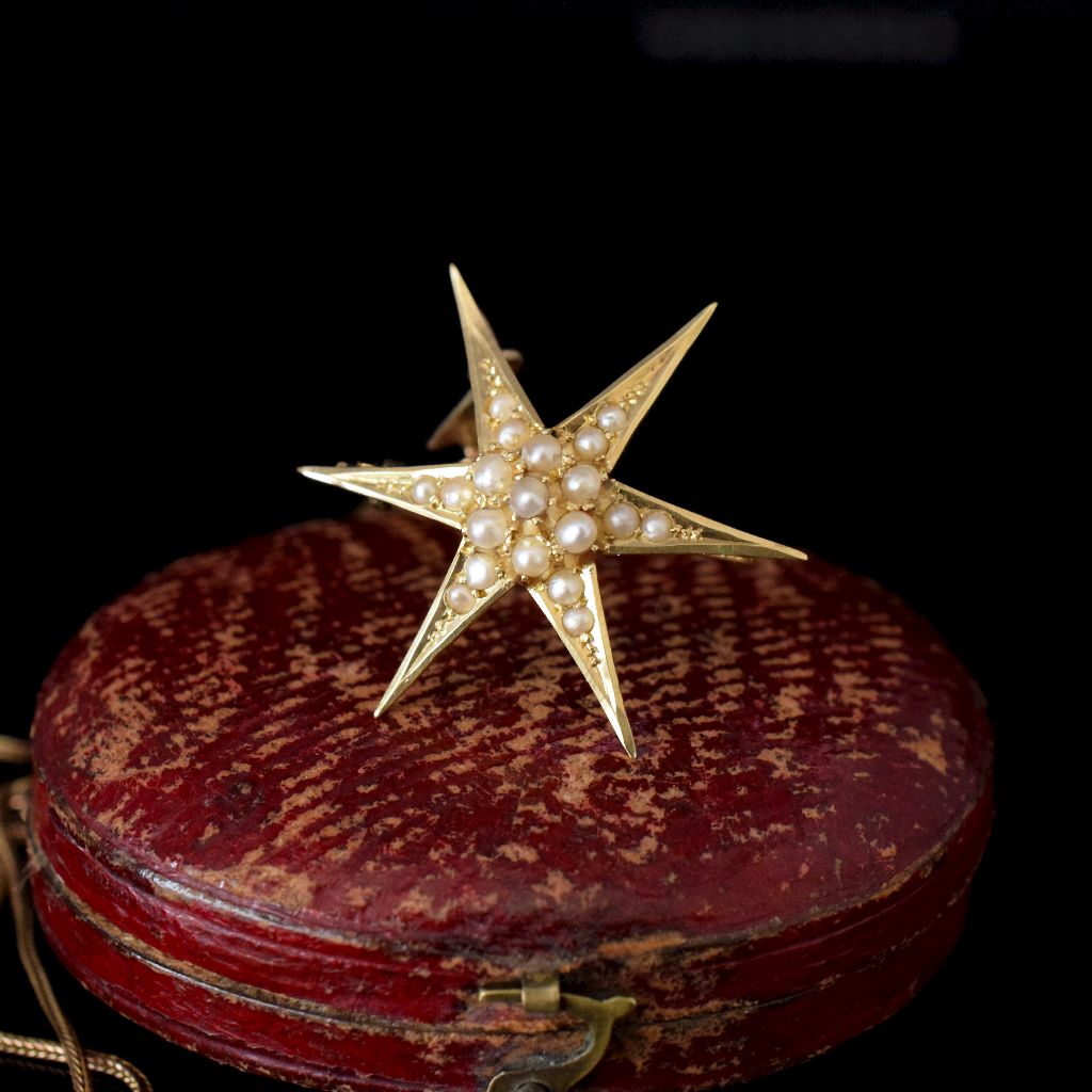 Antique Australian 15ct Yellow Gold ‘Starburst’ By Willis And Sons Circa 1915