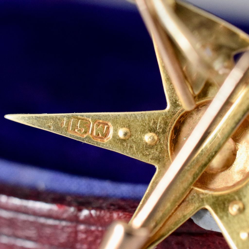 Antique Australian 15ct Yellow Gold ‘Starburst’ By Willis And Sons Circa 1915