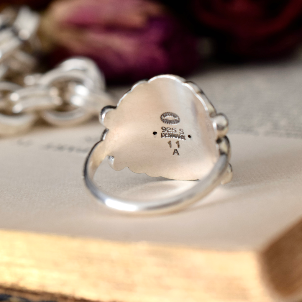 Vintage Sterling Silver Georg Jensen Ring Style Number 11A