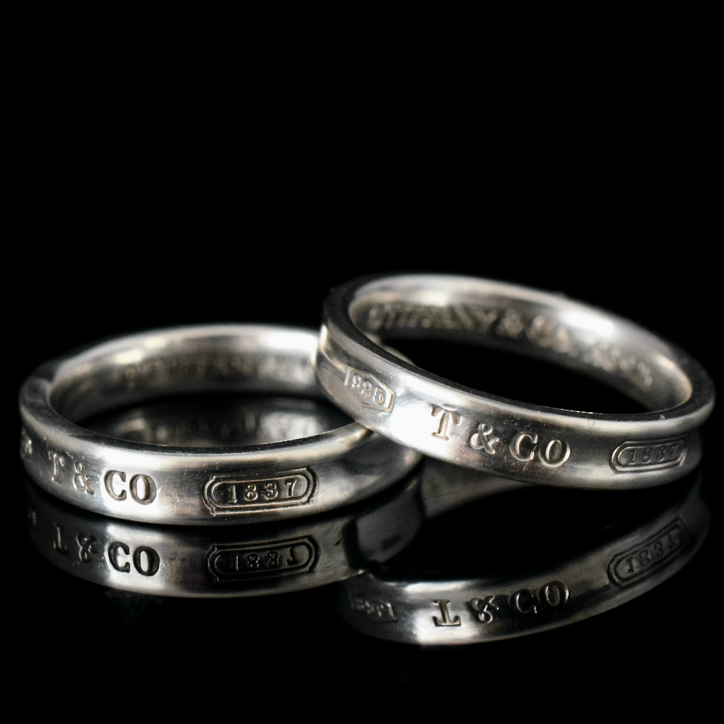 Tiffany & Co. Sterling Silver ‘1837’ Ring