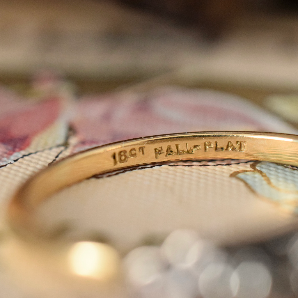 Vintage 18ct Palladium/Platinum Diamond Trilogy Ring Circa 1940’s Independent Valuation Included In Purchase For $6,500 AUD