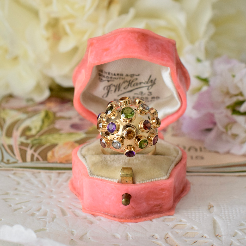 18ct Yellow Gold Mid 20th Century 'Sputnik' Ring by H Stern Circa 1950’s
