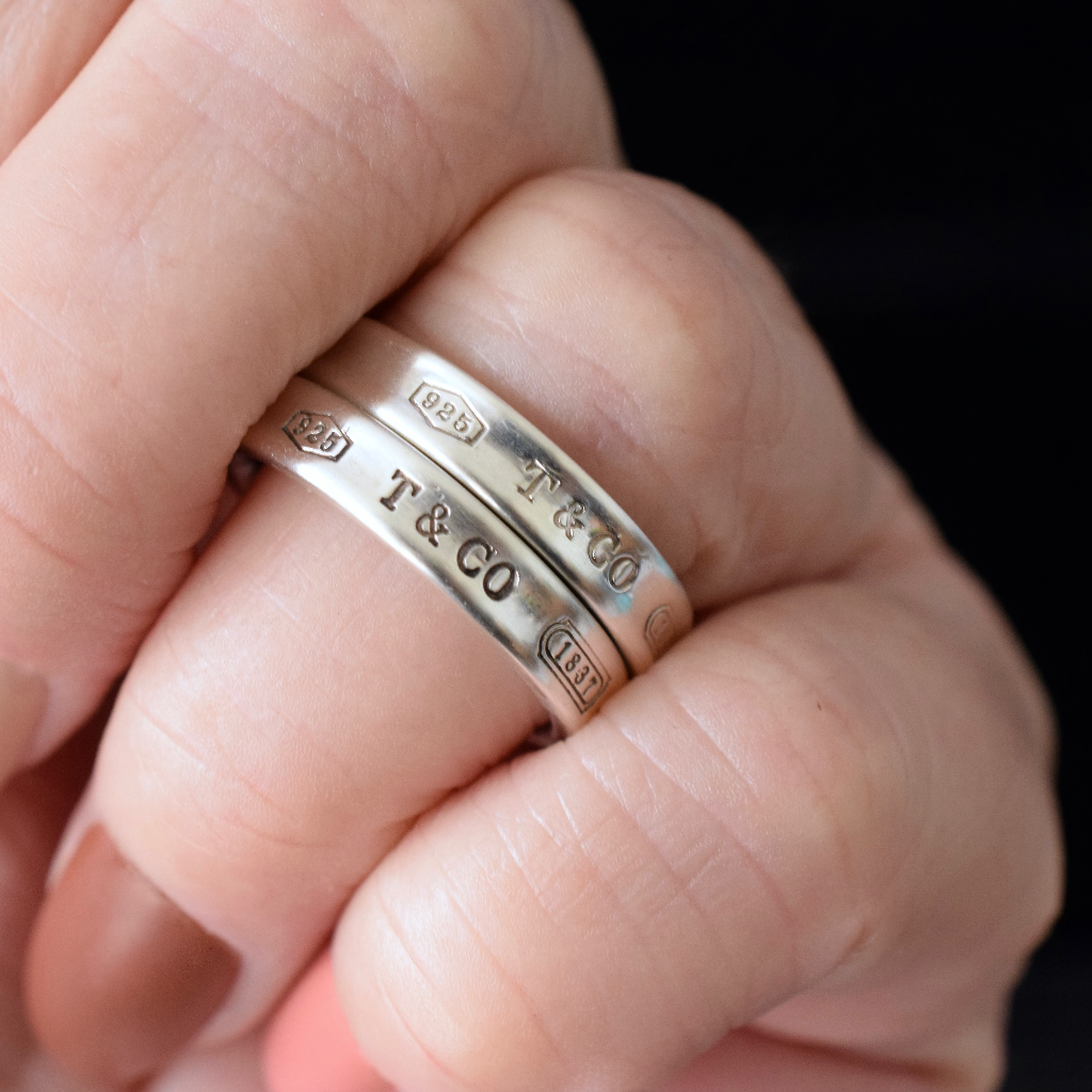 Tiffany & Co. Sterling Silver ‘1837’ Ring