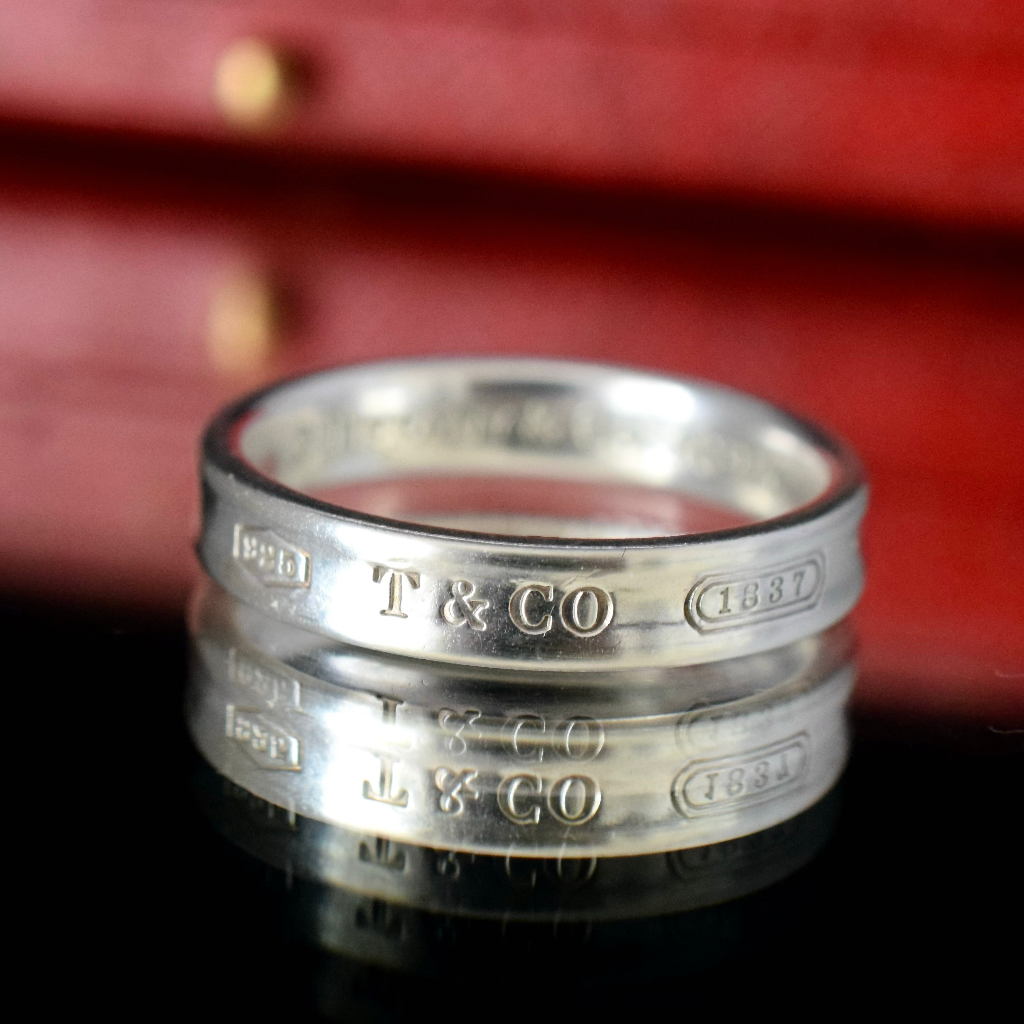 Tiffany & Co. Sterling Silver ‘1837’ Ring
