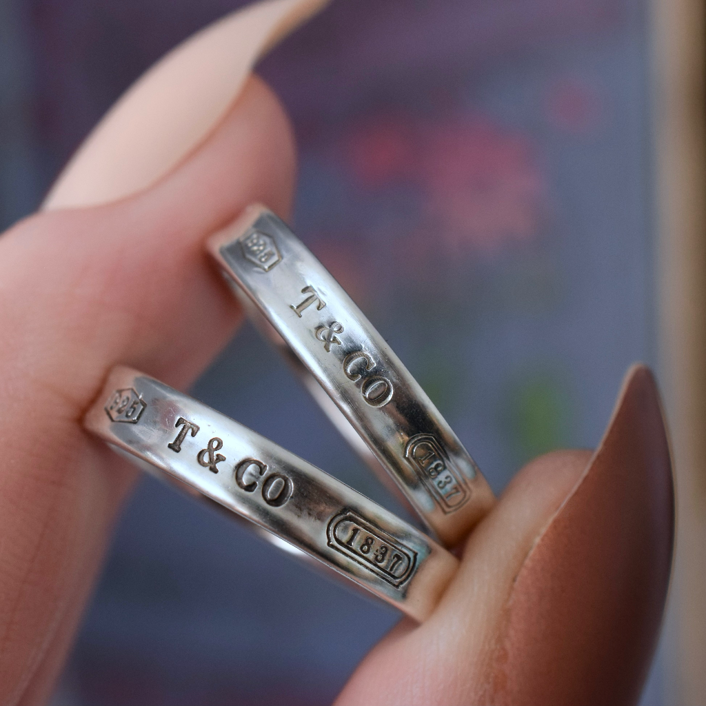 Tiffany & Co. Sterling Silver ‘1837’ Ring